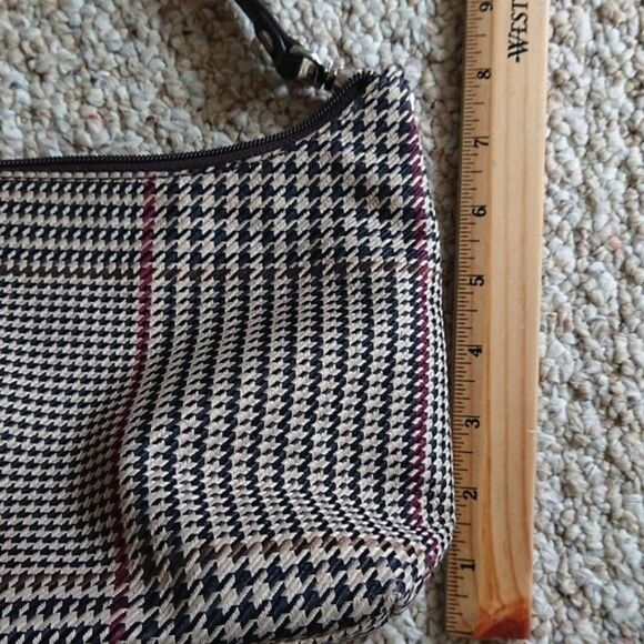 Lauren Ralph Lauren Black, beige, red Herringbone Bag Trimmed in Black - Picture 12 of 12